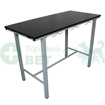 ТД ВЕТ Стол ветеринарный СВУ-3.04, 1300х600х900h, каркас белый