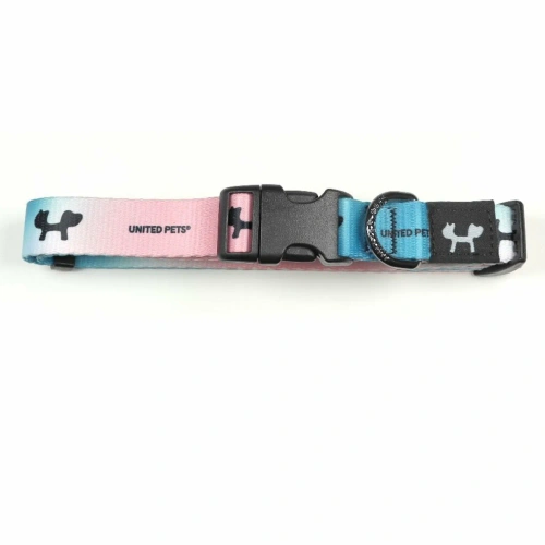 Поводок United Pets для собак Complete me 16 x 1400 mm, розово-голубой тай-дай