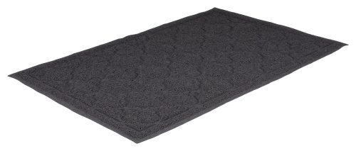 Коврик для кошачьего туалета XXL, ПВХ, 60 × 90 см, антрацит