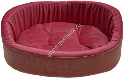 HOMEPET Montana №2 49 см х 43 см х 17 см диванчик ягодно-розовый для домашних животных