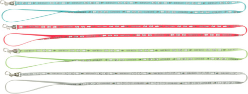 Шлейка с поводком для крольчат, 8 мм/1,20 м, нейлон с рисунком