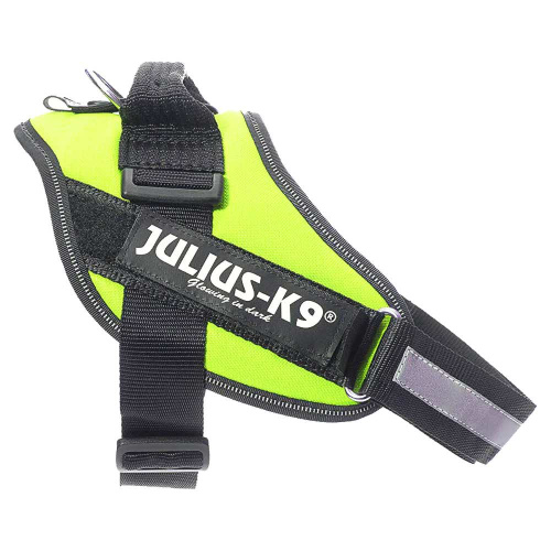 JULIUS-K9 шлейка для собак IDC®-Powerharness 2 (71-96см/ 28-40кг), зеленый неон