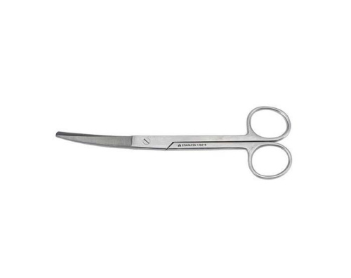 KRUUSE ножницы (Купера) с одним острым концом вертикально-изогнутые 16 см