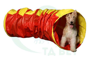 ТД ВЕТ Жесткий тоннель для аджилити для собак Vetbot-403, диаметр 60см, длина 2м