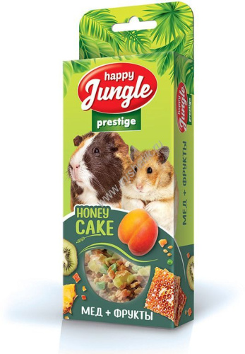 HAPPY JUNGLE Престиж 3 шт корзинки для грызунов мед+фрукты 