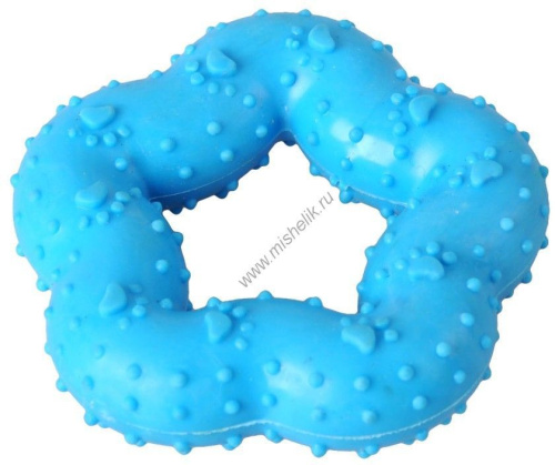 HOMEPET 9 см игрушка для собак звезда с рисунком лапки TPR