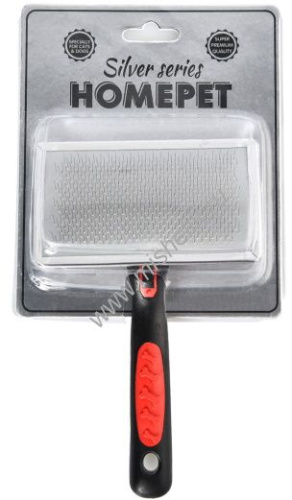 HOMEPET SILVER SERIES 18 см х 11,3 см размер XL пуходерка металлическая