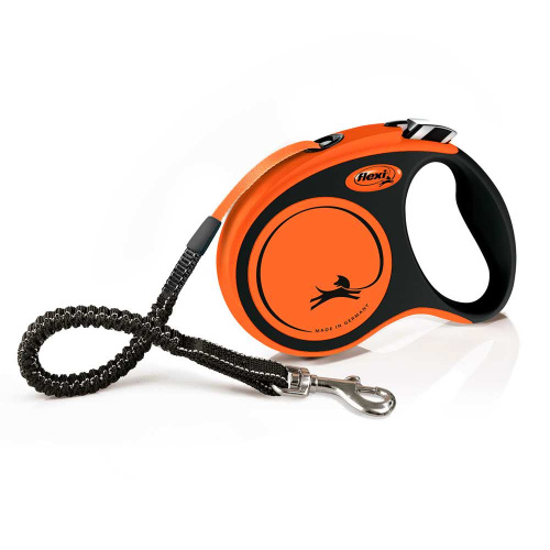 flexi рулетка Xtreme S (до 20 кг) 5 м лента оранжевая