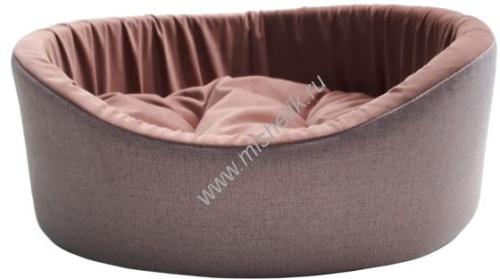 HOMEPET Montana №2 49 см х 43 см х 17 см лежак нежная лаванда для домашних животных