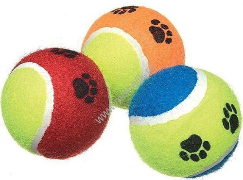 NOBBY 9 см дисплей 12 шт игрушка для собак мяч теннисный