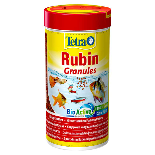 TetraRubin Granules корм в гранулах для улучшения окраса всех видов рыб 250 мл