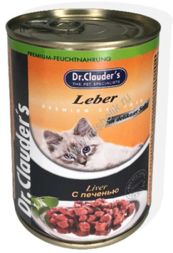 Dr.Clauder`s 415 г консервы для кошек печень 