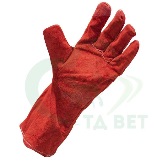 Ветеринарные перчатки ТД ВЕТ, 35см, защита от укусов, царапин