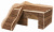 Домик для грызунов Natural Living Ineke, 30 х 16 х 32 см