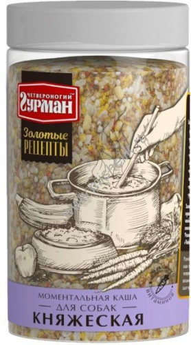 ЧЕТВЕРОНОГИЙ ГУРМАН 300 г моментальная каша для собак Княжеская 
