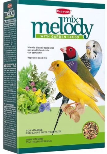 PADOVAN MELODYMIX semi della salute 300 г смесь из семян луговых трав для здорового питания птиц