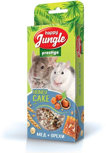 HAPPY JUNGLE Престиж 3 шт корзинки для грызунов мед+орехи 