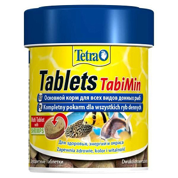 TetraTabletsTabiMin корм для всех видов донных рыб 120 таб.