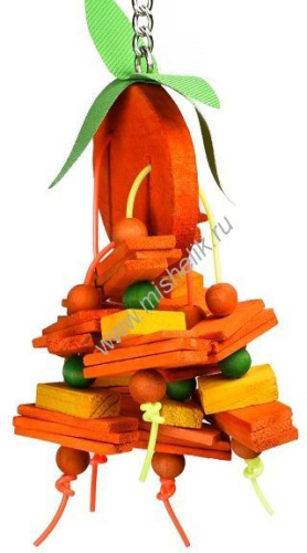 NOBBY АПЕЛЬСИН 25 см х 9 см игрушка для птиц 