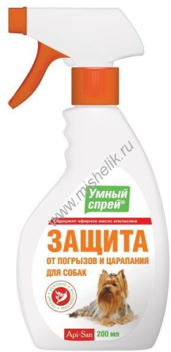 APICENNA УМНЫЙ СПРЕЙ 200 мл защита от погрызов и царапания для собак