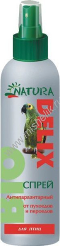 DELIX NATURA BIO 150 мл спрей антипаразитарный для птиц от пухоедов и пероедов
