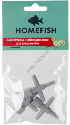 HOMEFISH 3 шт Ф 5 мм 4 х 6 мм T-type регулятор соединиитель для шланга