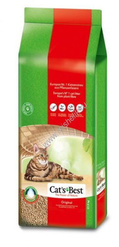 Cat`s Best Original 40 л/17,2 кг древесный наполнитель для кошачьих туалетов