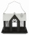 Кормушка уличная Villa, металл, 2 л/26 x 19 x 19 см, чёрный