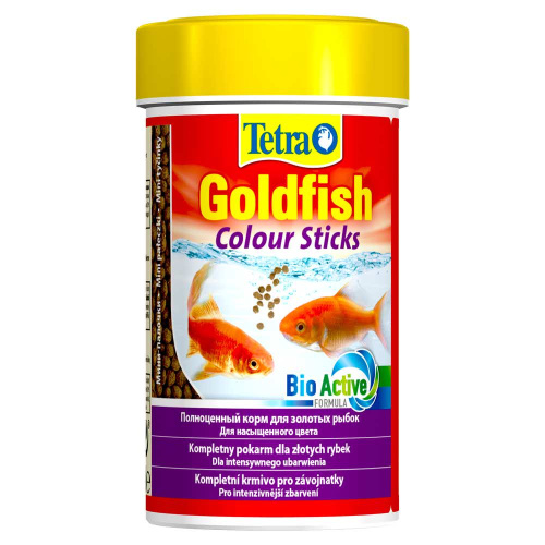 TetraGoldfish Colour Sticks корм в палочках для улучшения окраса золотых рыбок 100 мл