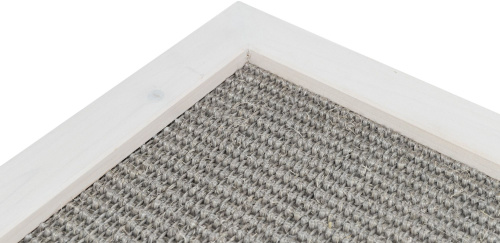 Когтеточка настенная, 38 х 58 см, серый/белый