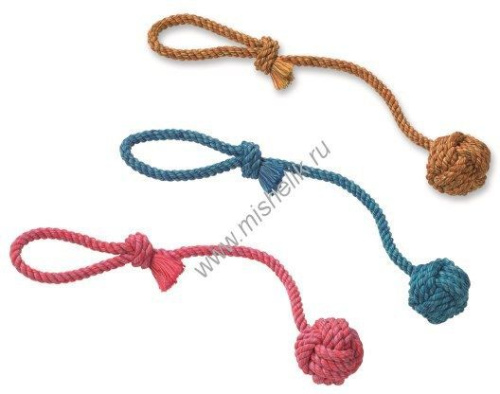 NOBBY МЯЧ НА ВЕРЕВКЕ 57 см 275 г игрушка для собак 