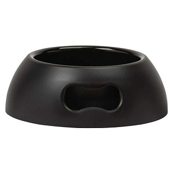United Pets миска Pappy-medium, 1,1 л, черная