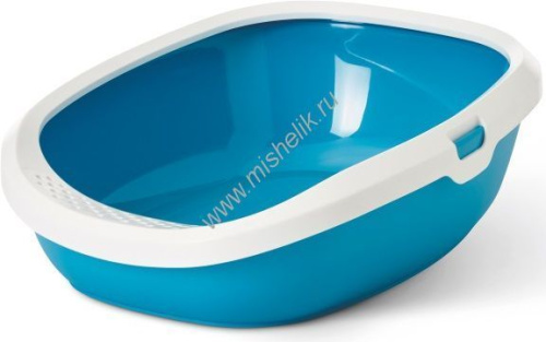 SAVIC GIZMO 44 см туалет для кошек с бортом голубой 
