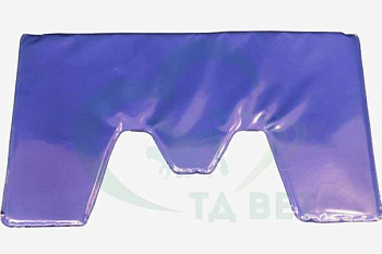 ТД ВЕТ Коврик - накладка ПВХ (угловатые вырезы) для ветеринарных столов для ЭХО и УЗИ 1320x720x30h мм