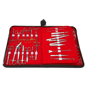 KRUUSE набор хирургических инструментов в кейсе (35 шт.) KRUUSE набор хирургических инструментов в кейсе (35 шт.)