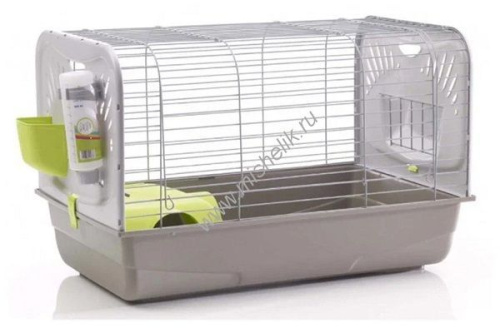 SAVIC CAESAR 2 DELUXE KNOCK-DOWN 80 см х 50 см х 51 см клетка для грызунов серебристая 1х3