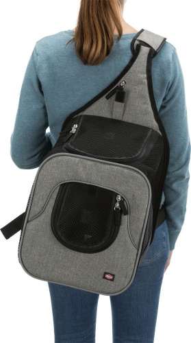 Сумка-переноска Savina до 10 кг, 30 х 33 х 26 см, чёрный/серый