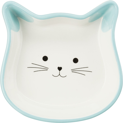 Миска керамическая Cat face, 0,25 л/12 см,цвета в ассортименте