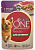 Purina ONE Мини 85 г пауч влажный  корм для активных собак с уткой, пастой и зеленой фасолью в подливе 