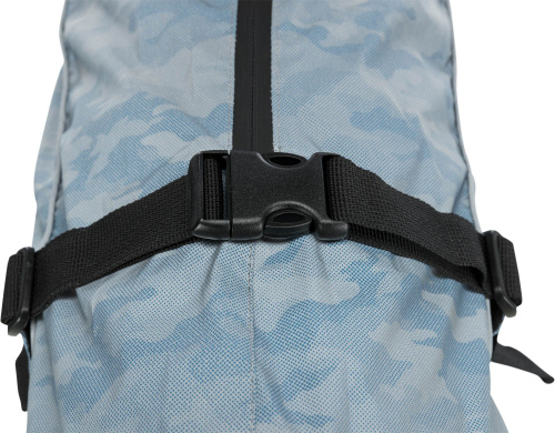 Попона-дождевик Lunas, светоотражающая, XS: 25 см, серебристо-синий