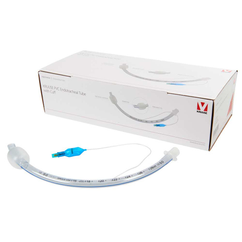 Эндотрахеальная трубка Kruuse, с манжетой, для кошек, ПВХ, 9мм
