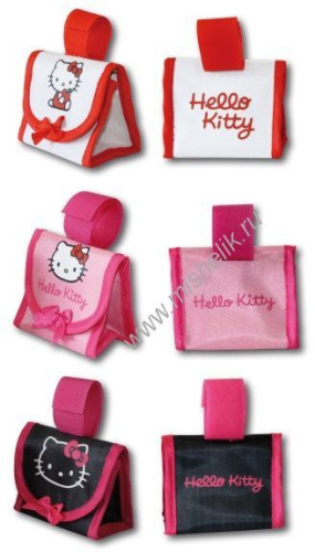 Croci Кошелек д/гигиен. пакетов. "Hello Kitty", 7.6х6х5 см, текст.