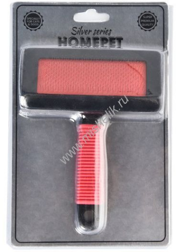 HOMEPET SILVER SERIES 15,5 см х 11,5 см размер M пуходерка пластиковая