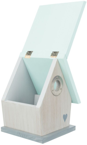 Скворечник для гнездящихся в полостях птиц, 20 х 26 х 17см/ф 3.2 см