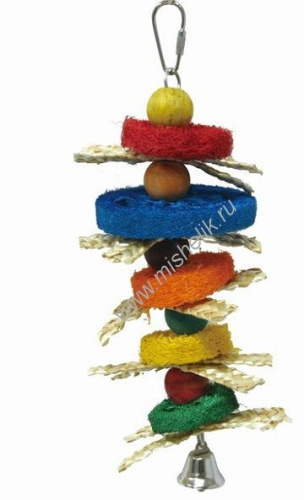 FAUNA INT 23 см игрушка для птиц подвеска - комби 