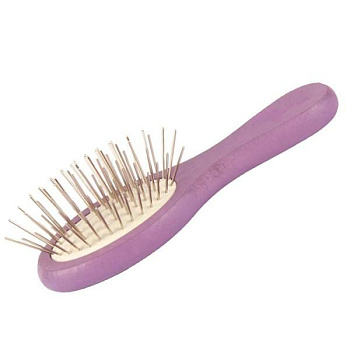 SHOW TECH MINI-PIN щетка массажная карманная (фиолетовая) 12 см