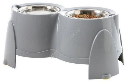 SAVIC ERGO FEEDER 28 см 2 x 1,5 л подставка с двумя мисками из пластика