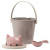United Pets ведро для сухого корма "Cat-Crick" 7,5 л, серо-розовое, для кошек