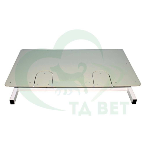 ТД ВЕТ Стол для УЗИ с откидными дверцами VETBOT-75 стол-ца пластик, эл/прив., 1320x720x(280-1090)h мм (коврик-накладка ) (каркас сер., пульт ручной)