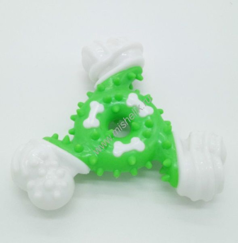 HOMEPET 11,5 см игрушка для собак косточка трио TPE